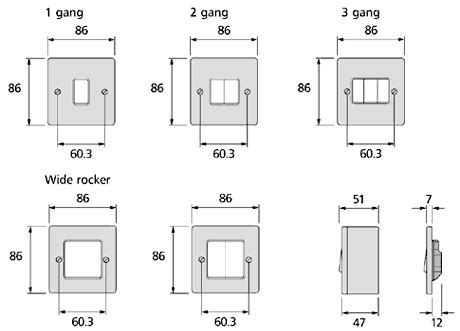 electric socket back box dimensions|single light switch back box.